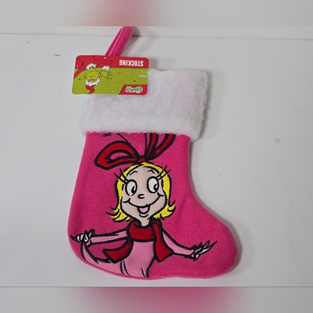 Dr. Seuss Cindy Lou Who Mini Stocking Nwt